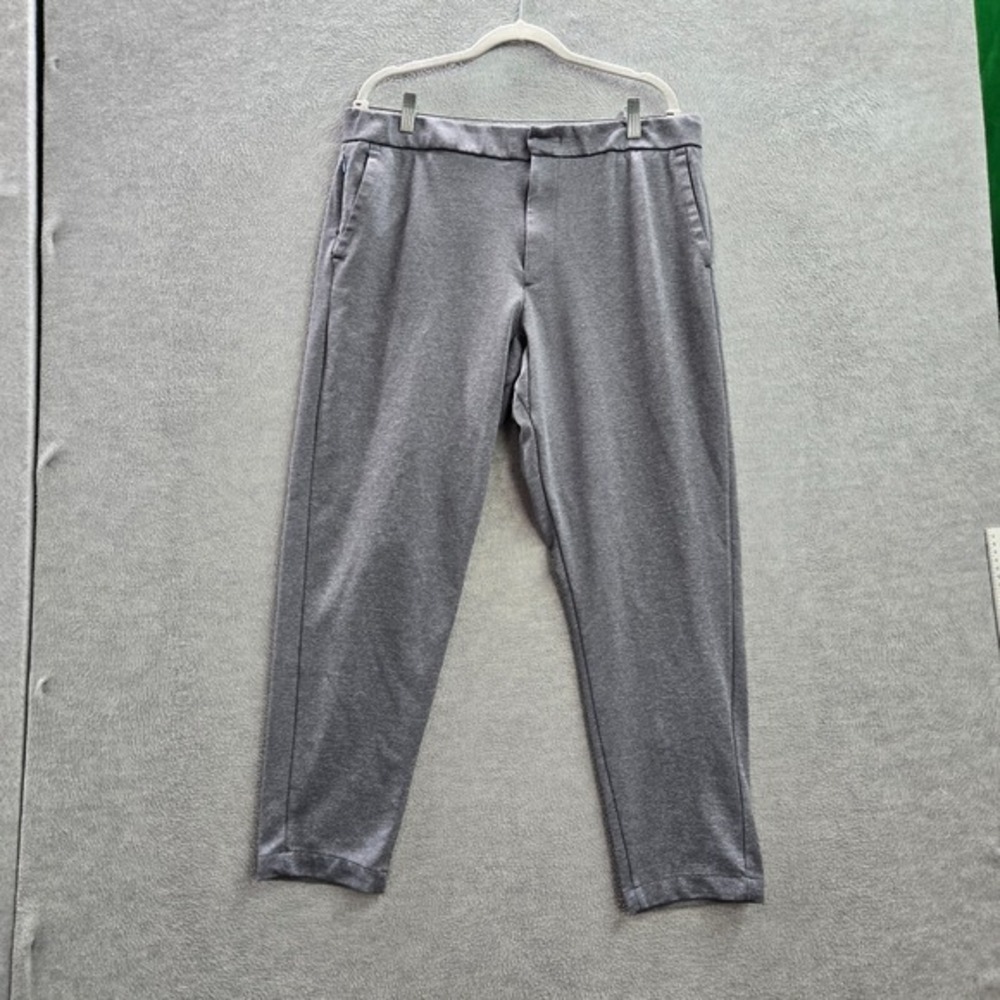 Bonobos Men Pants XL Gray Dress The All Week Flex Pant Pockets 29 in Inseam
